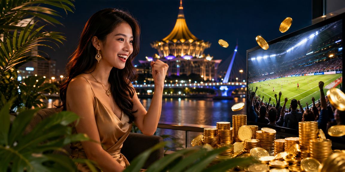 Suasana pertaruhan bergaya Melayu di Kuching Sarawak