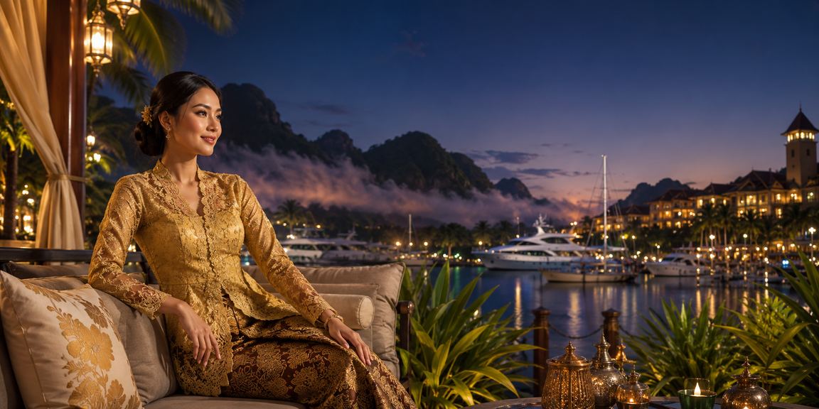 Suasana kasino VIP bergaya kebaya di Langkawi dengan bonus menarik